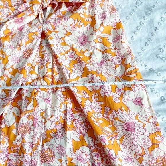 J. Crew Orange Floral Dress - Picture 14 of 14
